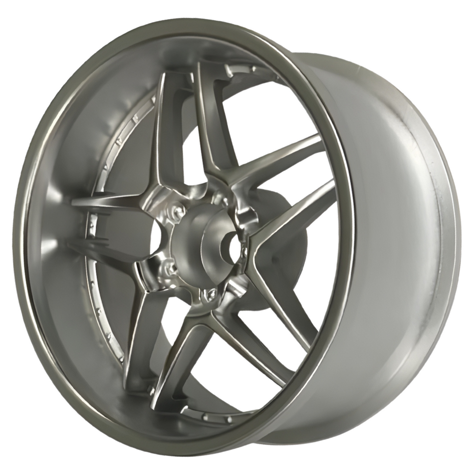 Topline Blitz 03 BRW03 Drift Wheels Deep Dish Offset 6 Matte Silver EW-0208MS