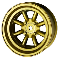 Topline RS Watanabe 1/10 8-Spoke Drift Wheels +5 Offset (Gold) 2pcs TL/WAT-050G