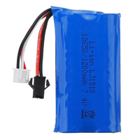 Tornado RC 1200mAh 7.4V Li-ion Battery Pack, 1/18 4WD RTR TRC-18301-32