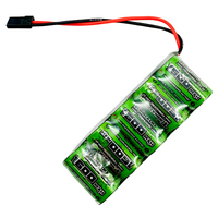 Tornado RC 1600mAh 6.0V Flat RX Pack NiMH Battery TRC-1600F