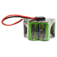 Tornado RC 1600mAh 6.0V Hump Receiver RX Pack NiMH with Futaba J Plug 1600H