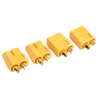 Tornado RC XT60 Plug Male and Female Connectors 2 Pairs Per Bag TRC-0105