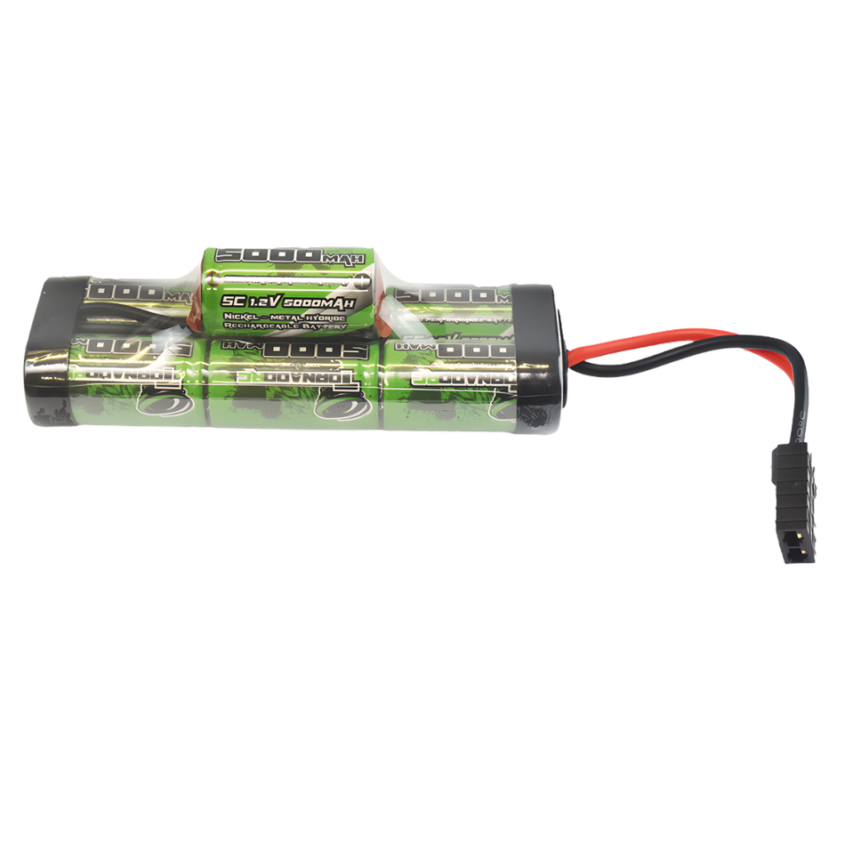 Tornado RC 5000mAh 8.4V NiMH Hump Battery TRX Plug TRC-5000H-7C-TRX