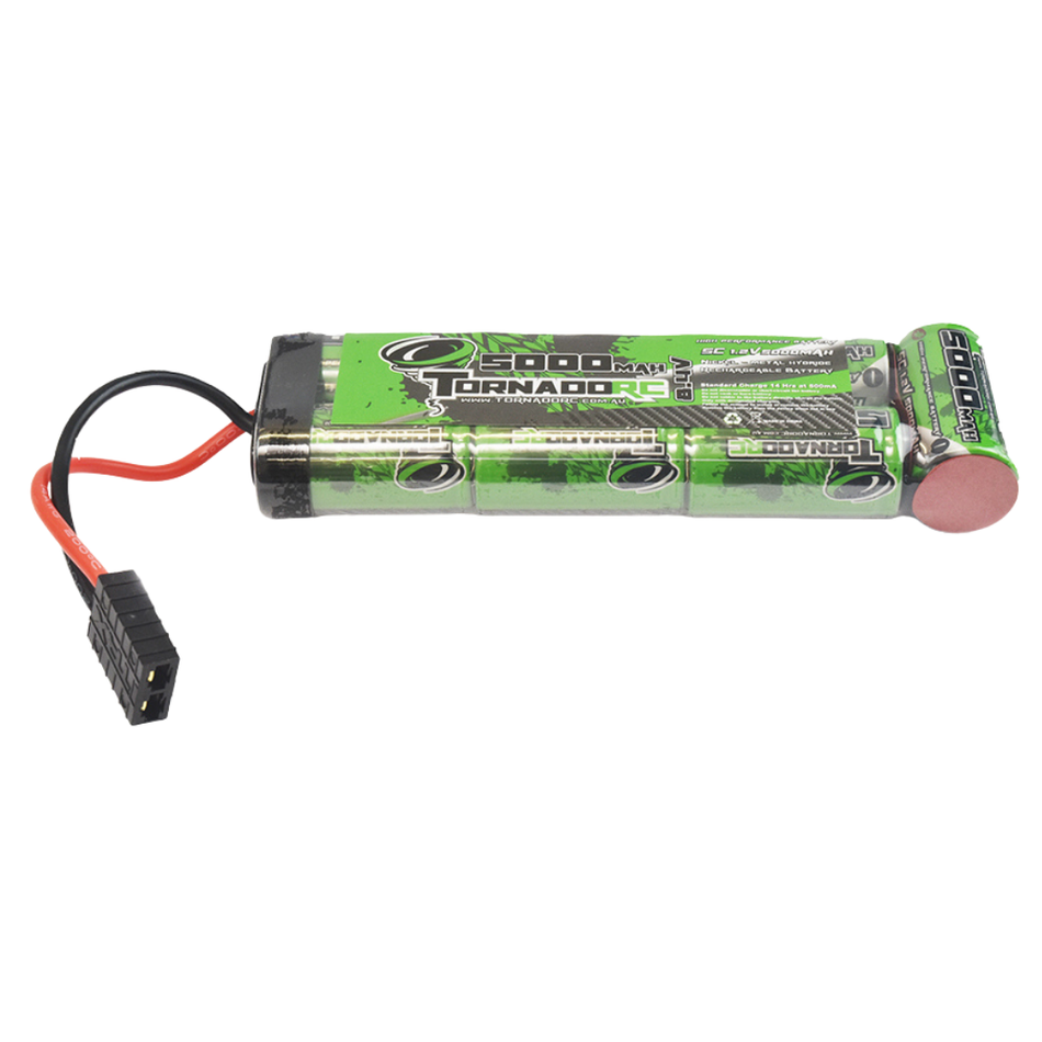 Tornado RC NiMH Battery 8.4V 5000mAh Flat TRX Plug TRC-5000F-7C-TRX
