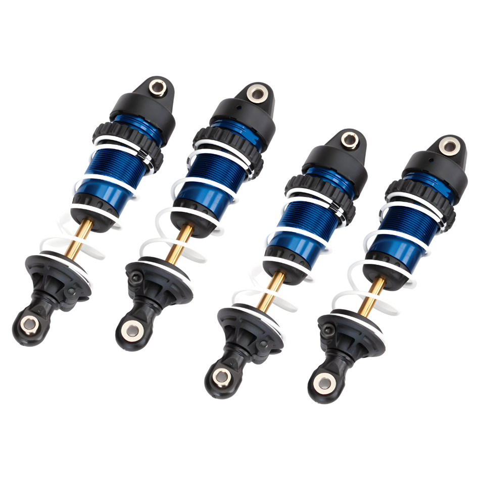Traxxas 10765 Blue Aluminium Mini GTR Long Shocks and Springs Blue 10765-BLUE