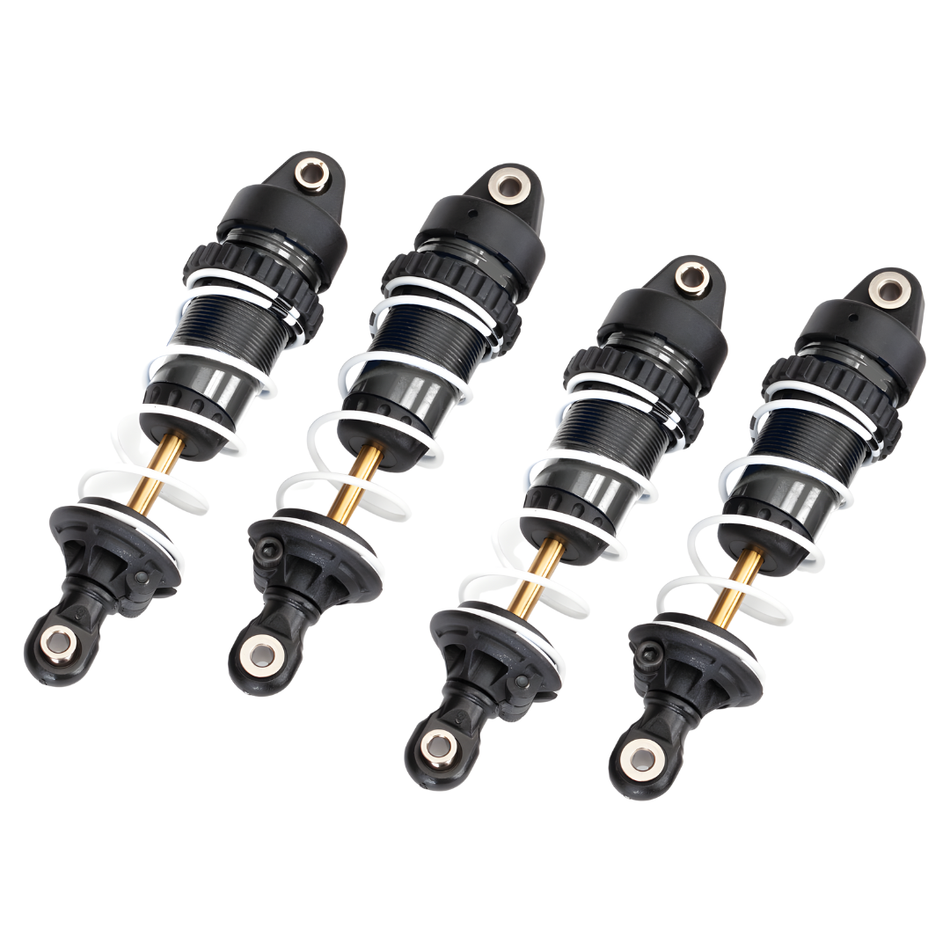 Traxxas 10765 Gray Aluminium Mini GTR Long Shocks and Springs Gray 10765-GRAY