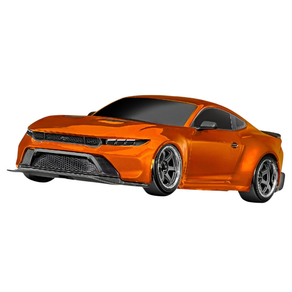 Traxxas 4-Tec Ford Mustang 1/10 RWD Drift Car RTR RC Car (Orange) 105237-4