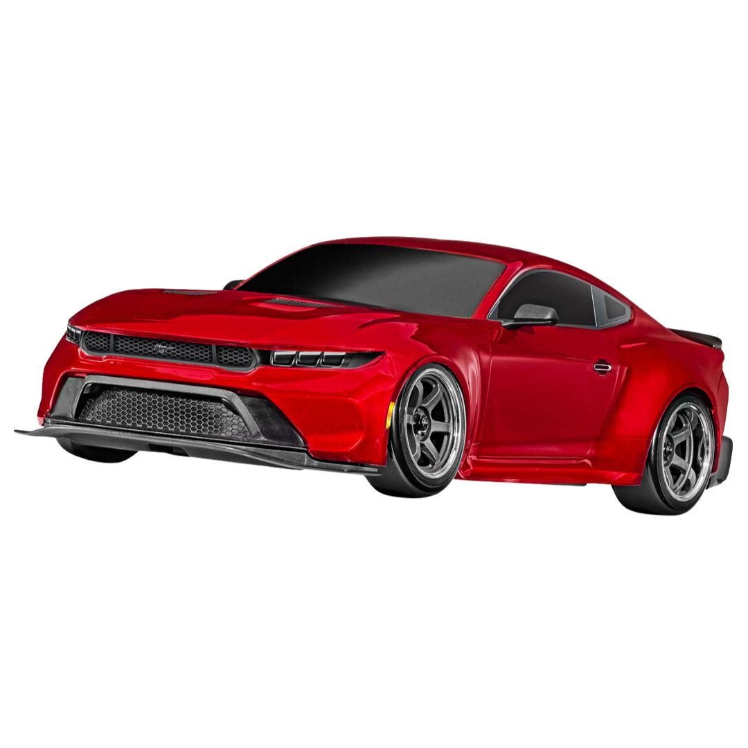 Traxxas 4-Tec Ford Mustang 1/10 RWD Drift Car RTR RC Car (Red) 105237 ...