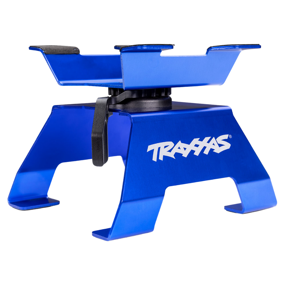 Traxxas Aluminium RC Stand 1/10 1/8 Scale Rotating Workstation Blue 8796-BLUE