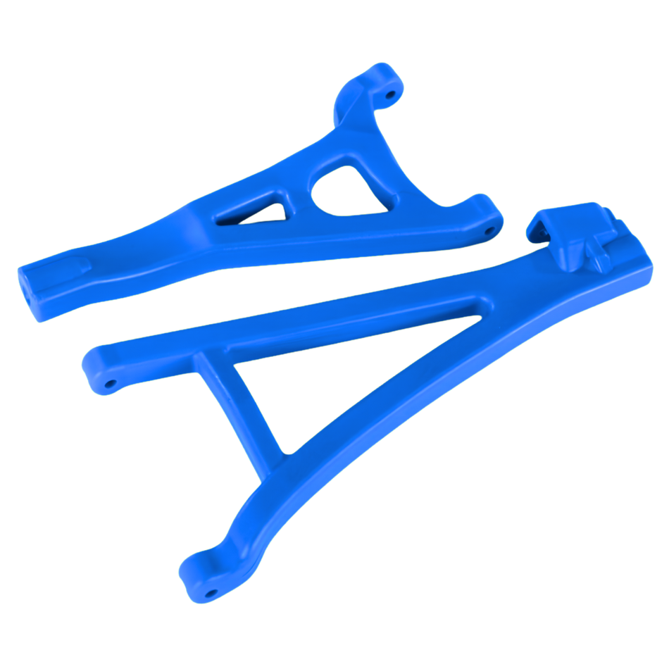 Traxxas E-Revo VXL Front Left HD Suspension Arms Upper and Lower 2pc Blue 8632X