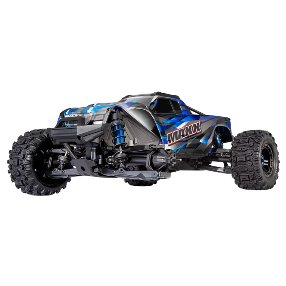 Traxxas Wide Maxx V2 4S 1/10 Brushless RTR RC Monster Truck (Rock N Roll) 89086-4