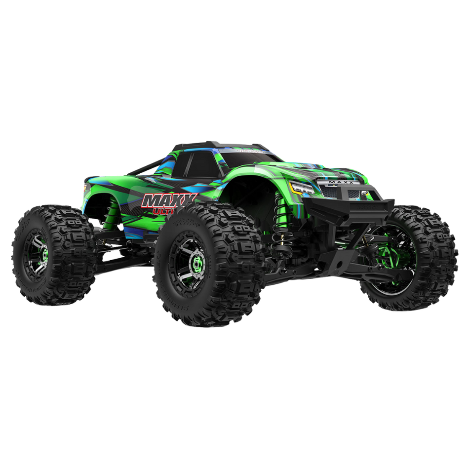 Traxxas Maxx Ultimate 1/10 RC Monster Truck Brushless 4WD Green 89087-4