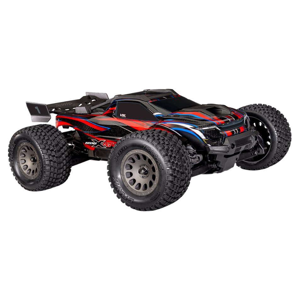 Traxxas Mini XRT VXL-3S 1/16 Scale 4WD Brushless RC Monster Truck Red 108076-1