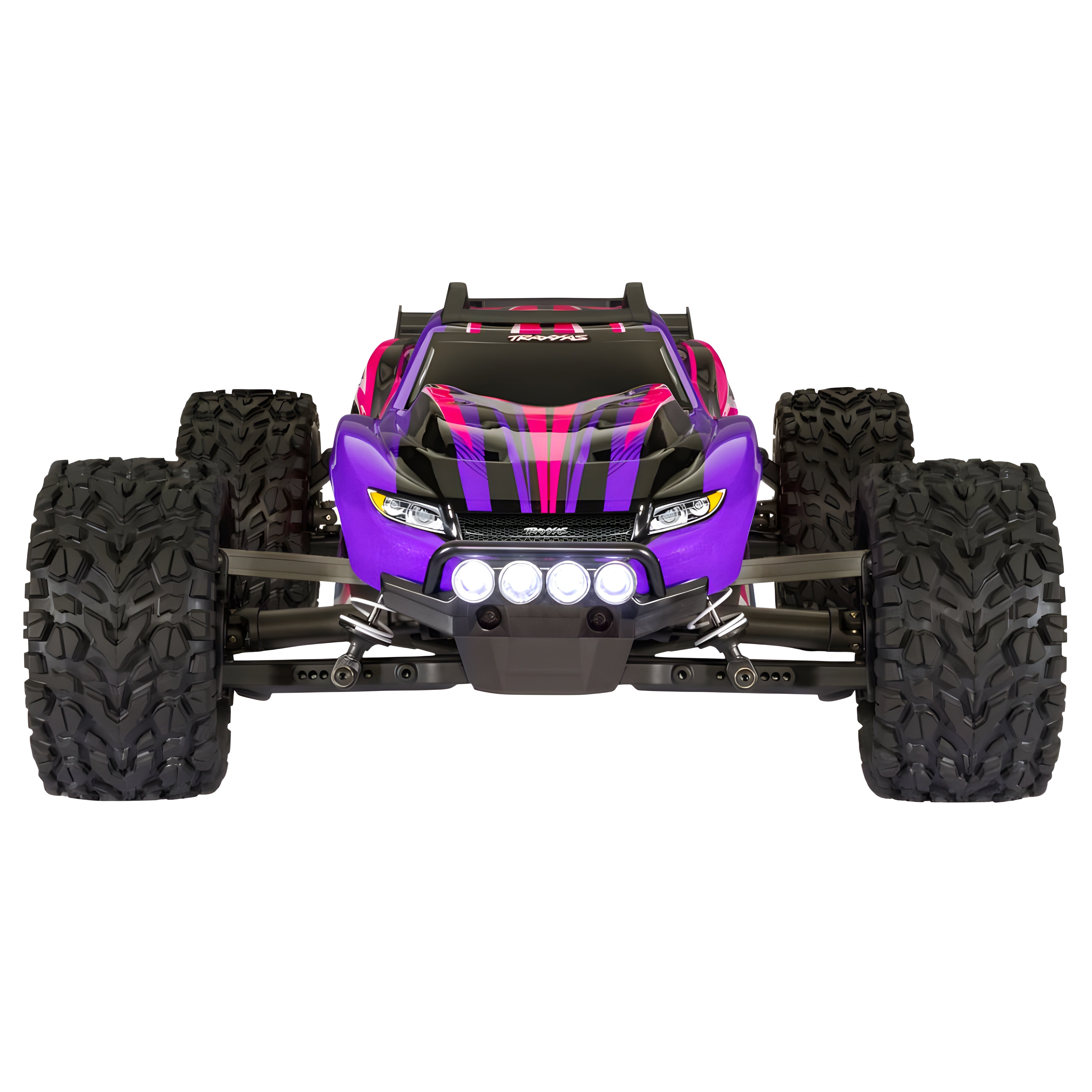 Traxxas Rustler 4x4 1/10 Electric Off-Road RC Stadium Truck w/LED Ligh ...