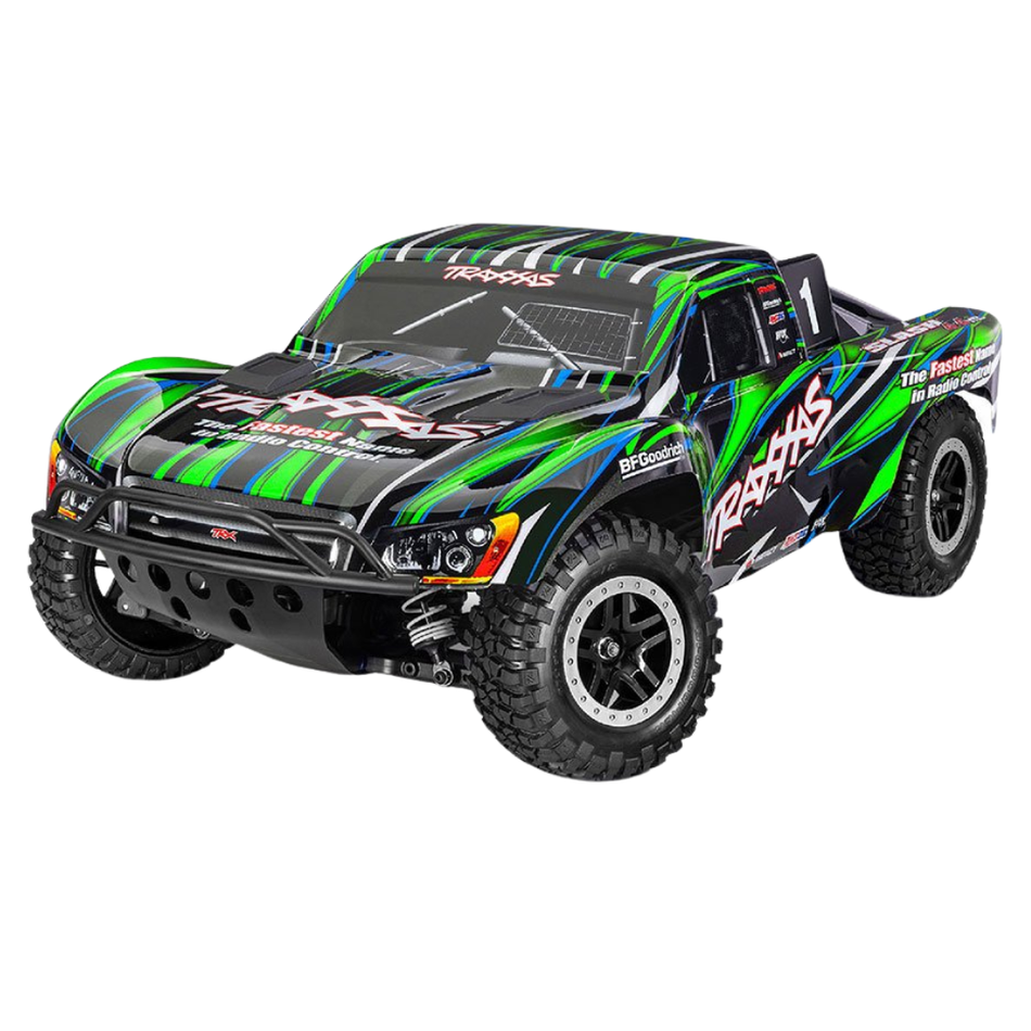 Traxxas Slash 4X4 VXL 1/10 Brushless Short Course Truck Green 68386-4