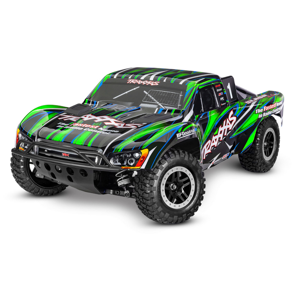 Traxxas Slash 4X4 VXL RC Short Course Truck Brushless 4WD 1/10 RTR Green 68386-4