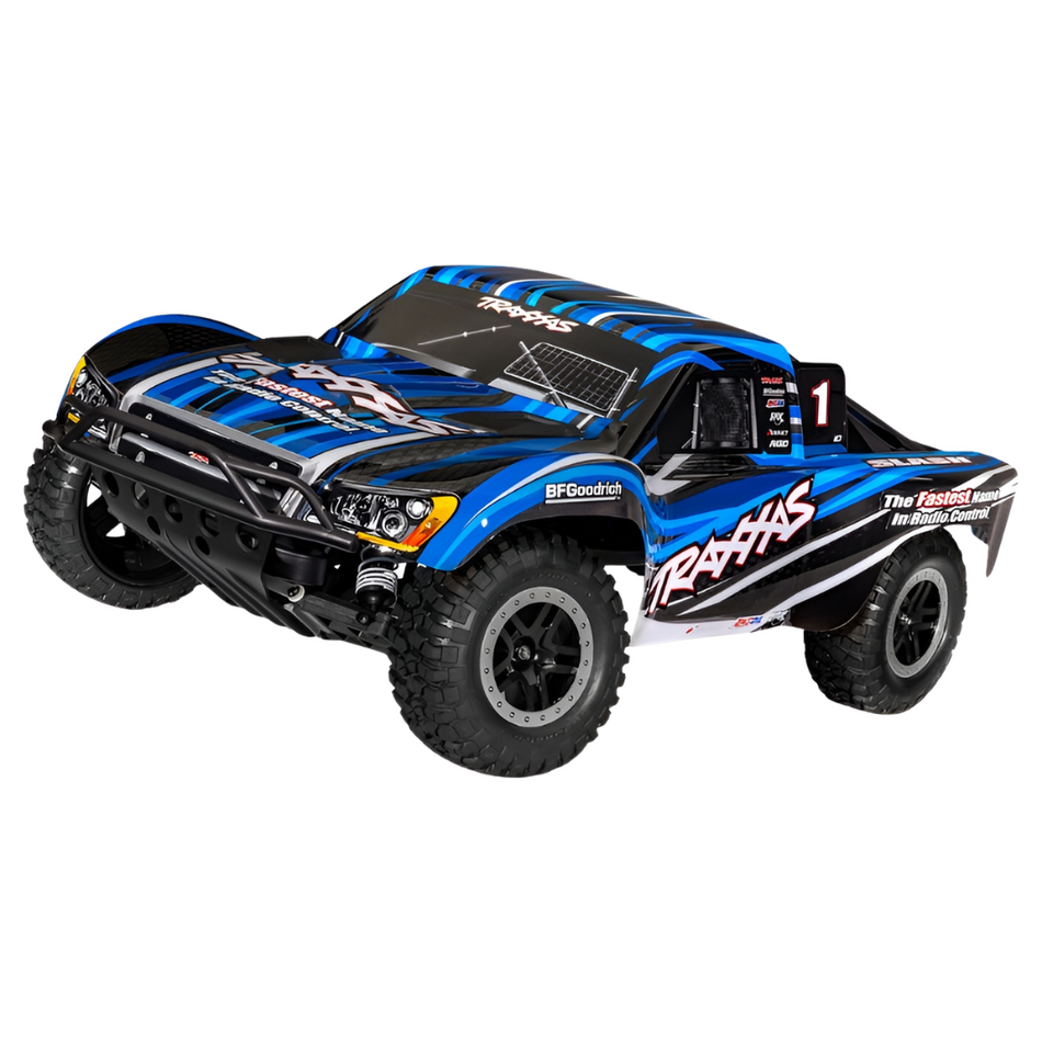 Traxxas Slash HD 1/10 2WD Short course Truck RTR RC Car w./ USB-C (Blue) 58234-8