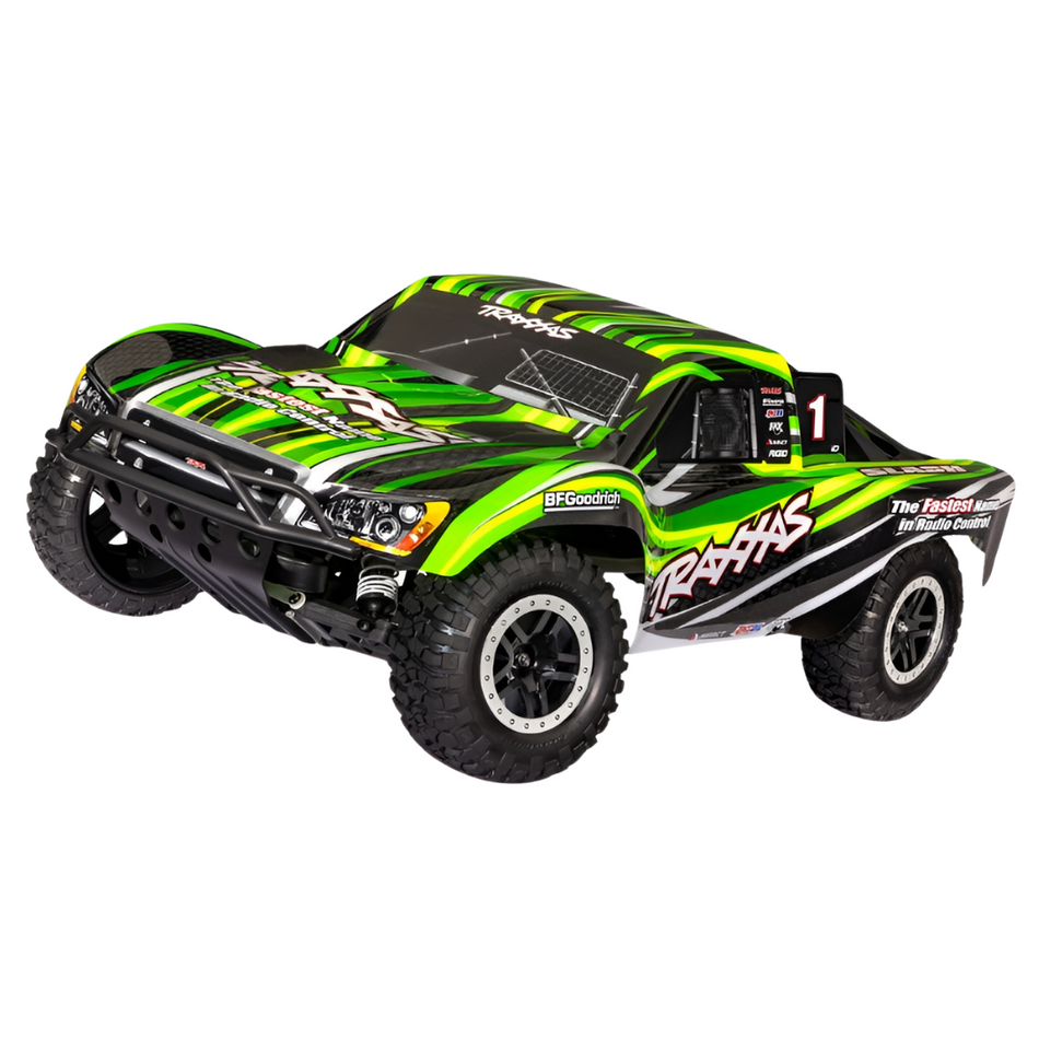 Traxxas Slash HD 1/10 2WD Short course Truck RTR RC Car w/ USB-C (Green) 58234-8