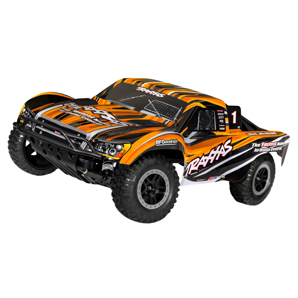 Traxxas Slash HD 1/10 2WD Short course Truck RTR RC Car w/ USB C (Orange) 58234-8