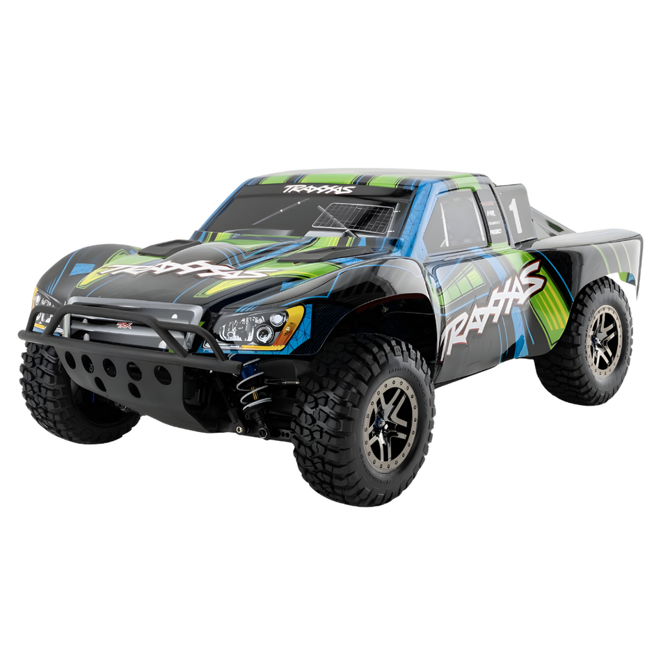 Traxxas Slash Ultimate 4X4 1/10 4WD Brushless Short Course Racing Truck Green Edition 68277-4