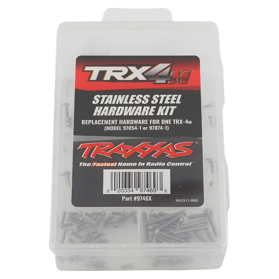 Traxxas Stainless Steel Complete Hardware Kit (TRX-4M) 9746X