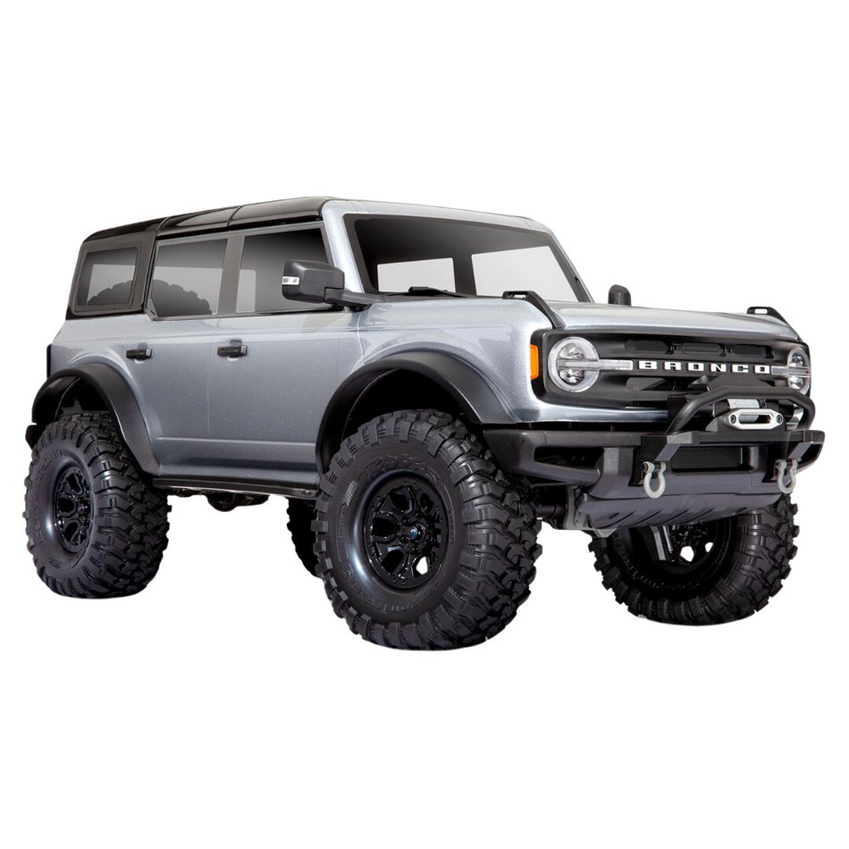 Traxxas TRX-4 1/10 2021 Ford Bronco Trail RTR RC Rock Crawler (Silver) 92076-4