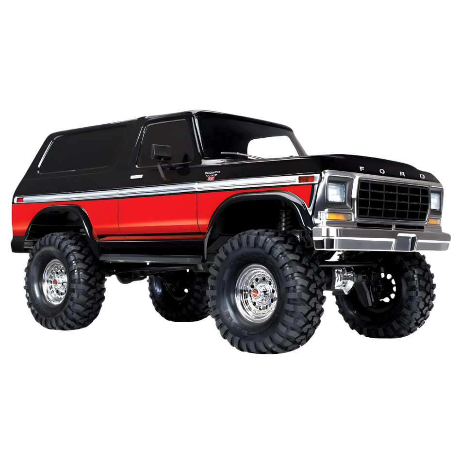 Traxxas TRX-4 Ford Bronco Ranger 1/10 4WD RTR RC Rock Crawler (Red) 82046-4