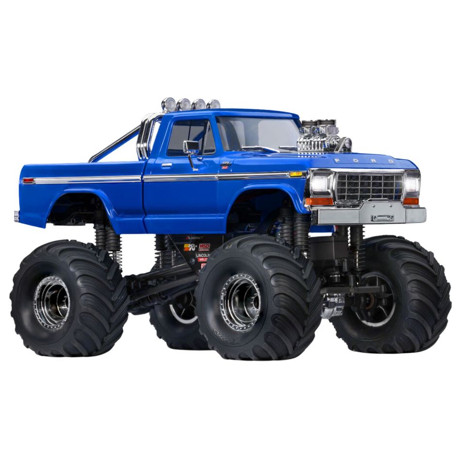 Traxxas TRX-4MT 1/18 Ford F-150 4WD RTR RC Monster Truck Blue 98044-1