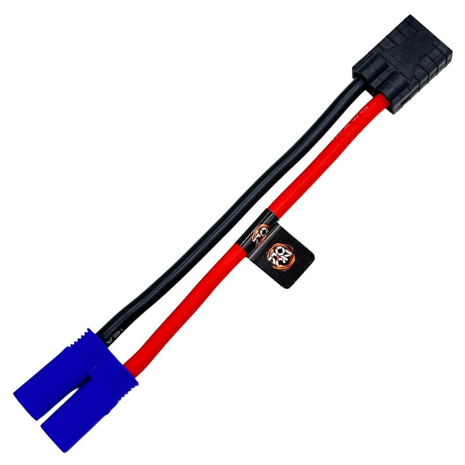 Traxxas TRX Female to EC5 IC5 Male Adapter Cable Lead 10cm