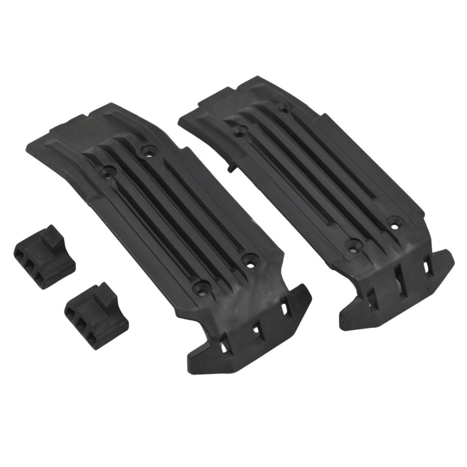 Traxxas X-Maxx Front & Rear Skidplate w/Rubber Impact Cushion 7744