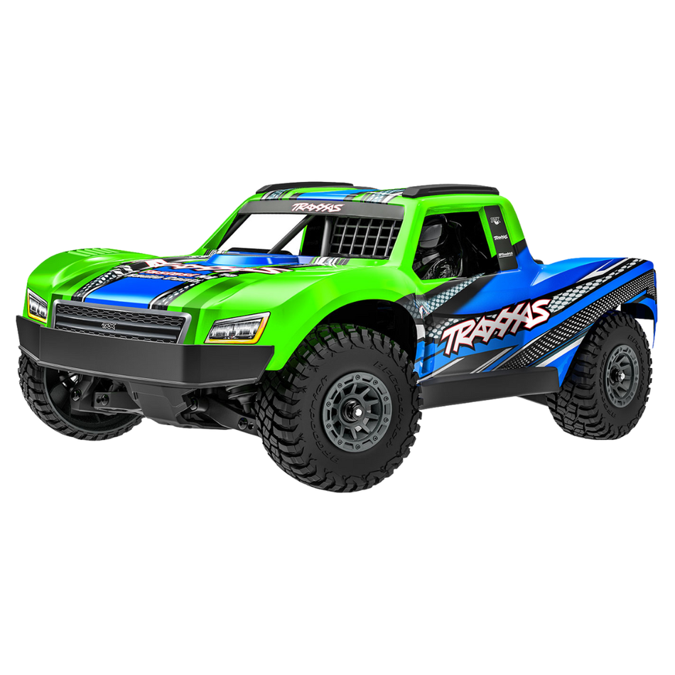 Traxxas Mini Slash 4X4 Brushless Short Course Truck RTR Green 1/16 Scale 108164-1