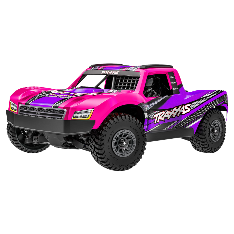 Traxxas Mini Slash 4X4 Brushless Short Course Truck RTR Pink 1/16 Scale 108164-1