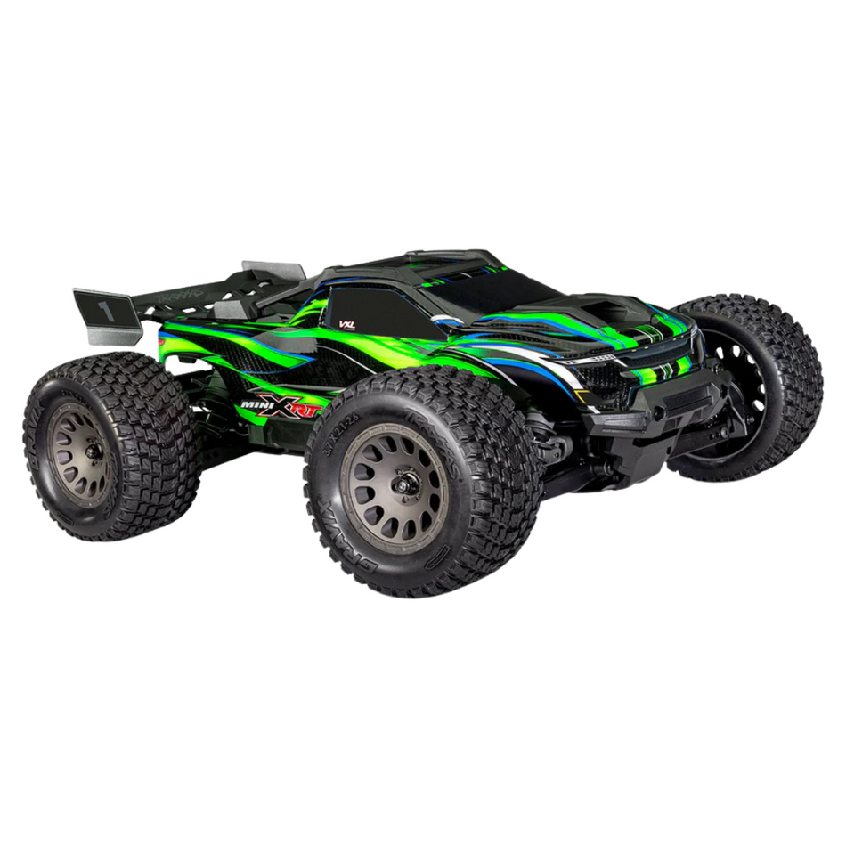 Traxxas Mini XRT VXL-3S 1/16 Scale 4WD Brushless RC Monster Truck Green 108076-1