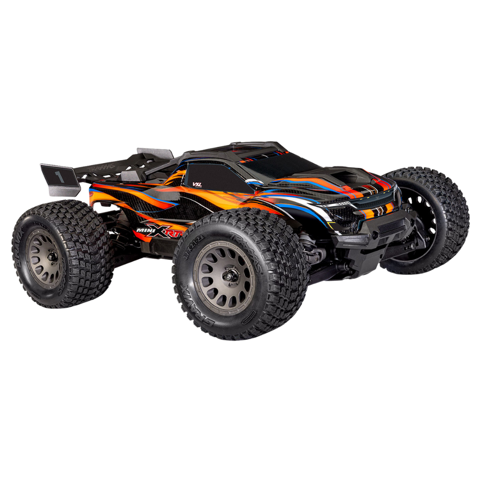 Traxxas Mini XRT VXL-3S 1/16 Scale 4WD Brushless RC Monster Truck Orange 108076-1
