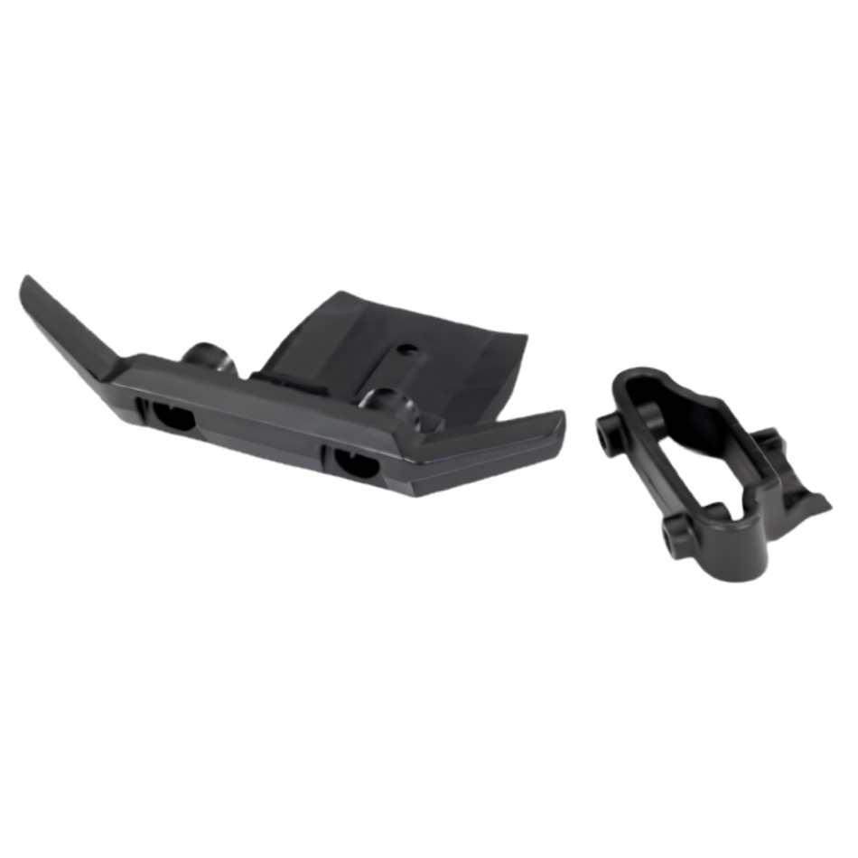 Traxxas Rustler 4X4 Front Bumper and Support Black 6736