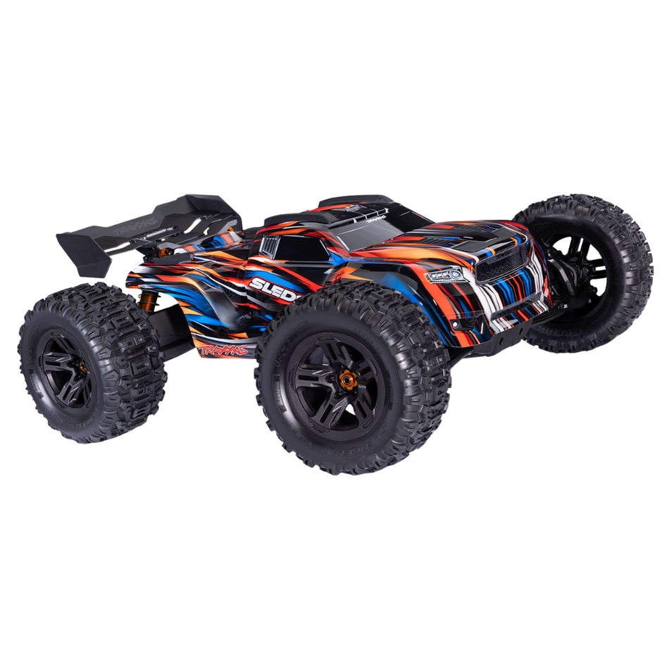 Traxxas Sledge 1/8 RTR Brushless Monster Truck V2 Belted Tyres Orange 95096-4