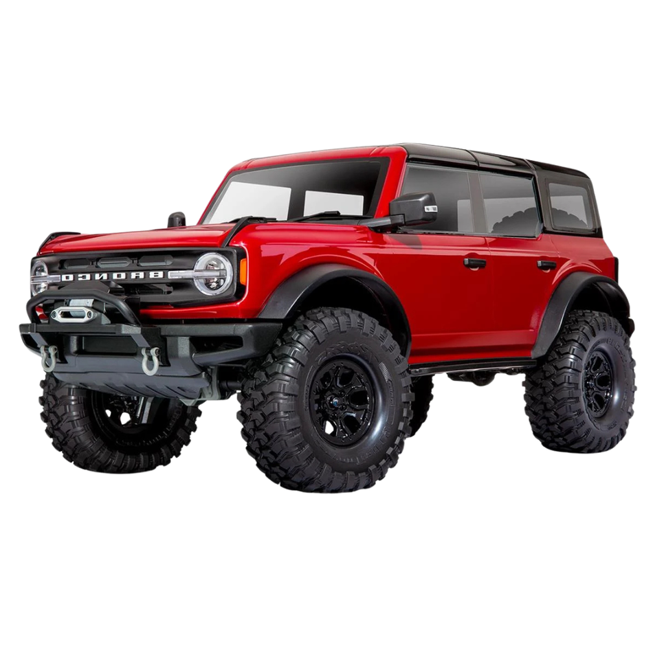 Traxxas TRX-4 2021 Ford Bronco Trail RTR 1/10 4WD RC Rock Crawler Red 92076-4