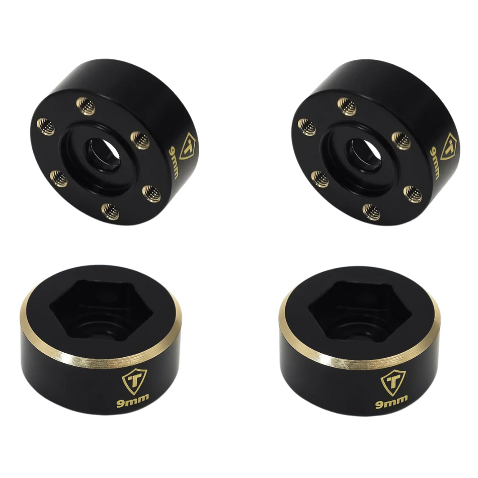 Treal 1.9 Wheel Hubs Brass Weights 9mm Widen Adapters 1/10 RC Crawlers