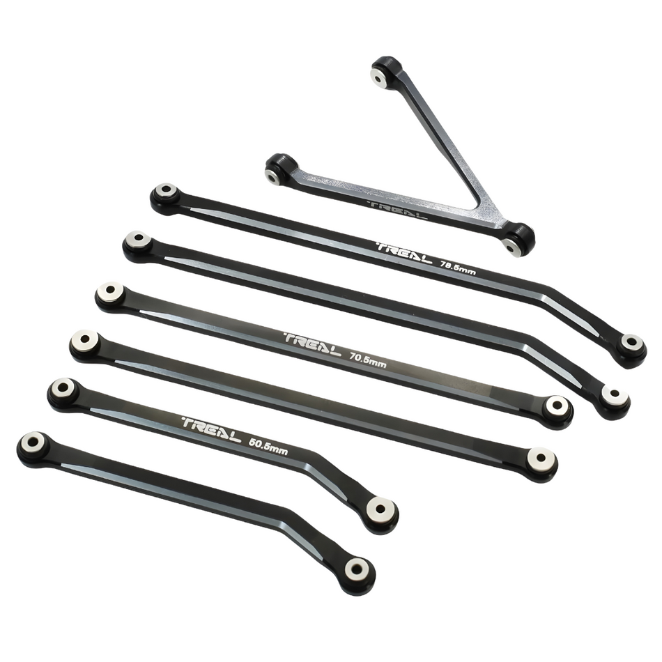 Treal Aluminum 7075 High Clearance Links Set for SCX24 Gladiator, Power Wagon