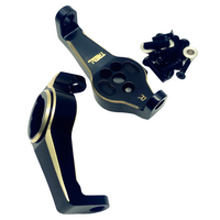Treal TRX-4 Brass 94g Caster Blocks Portal C Hub Carrier Black X0021TKFY5