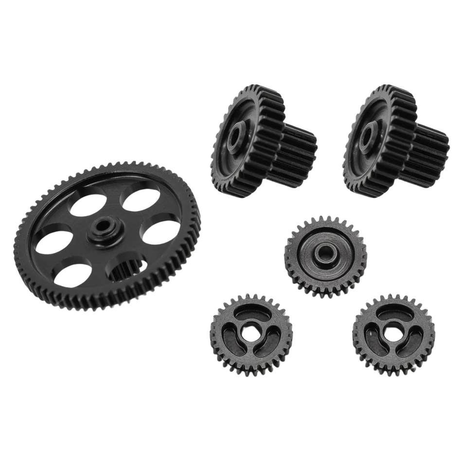 Treal Hard Steel Transmission Gear Set Suits FMS FCX24 Power Wagon X003E48M9B
