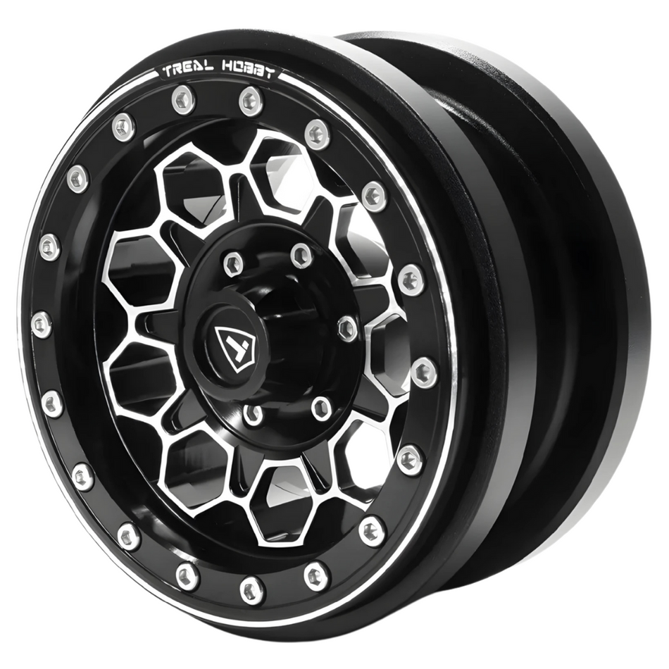 Treal SCX6 2.9 Inch Beadlock Wheels Type B (2pcs) Axial SCX6 Honcho Jeep X0034KMZAR