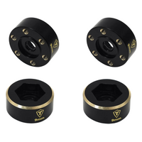 Treal 1.9 Wheel Hubs Brass Weights 9mm Wide Adapters 1/10 RC Crawlers