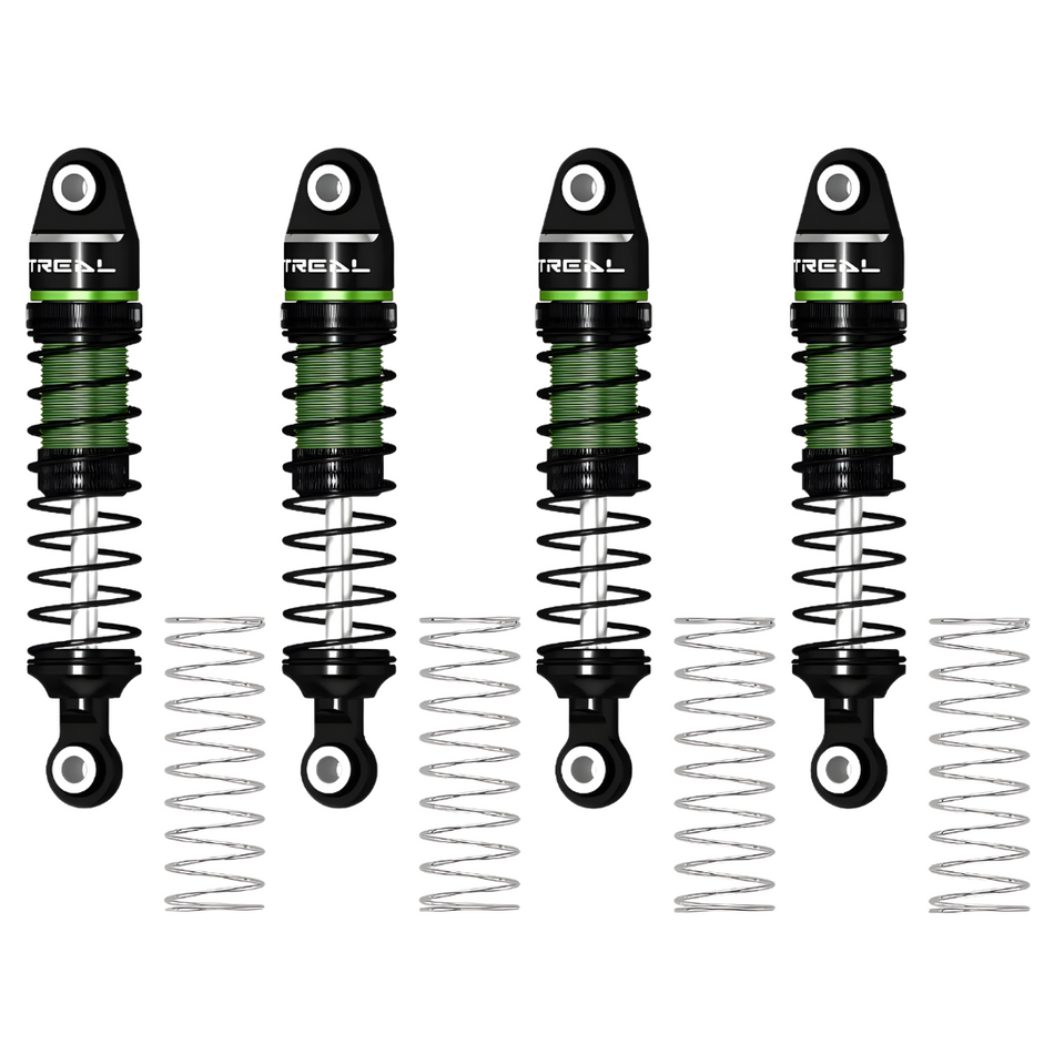 Treal 59mm Oil-Damper Shock Absorber Set Suits 1/18 TRX-4M Green X003UW12DZ