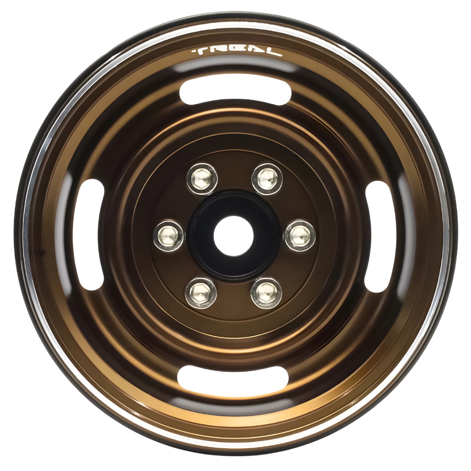 Treal Type P 1.9 Beadlock Wheels 1/10 Crawler Bronze 4pce