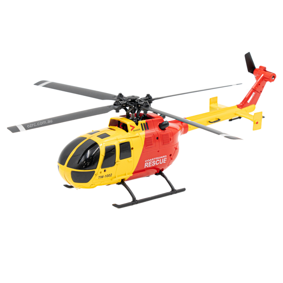 Twister BO-105 RTF RC Helicopter w/Gyro & Altitude Hold (Yellow/Red) TWST1002YR