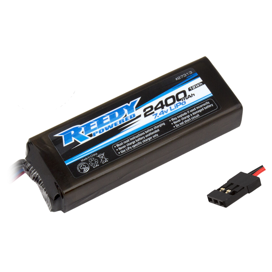 Team Associated Reedy 27313 LiPo Pro TX RX 2400mAh 7.4V Flat 27313