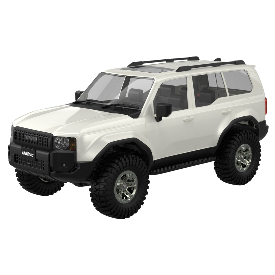 UDI RC Toyota Prado 1/18 4WD RTR Brushless Crawler White UDI-UCX1802PRO-WHITE