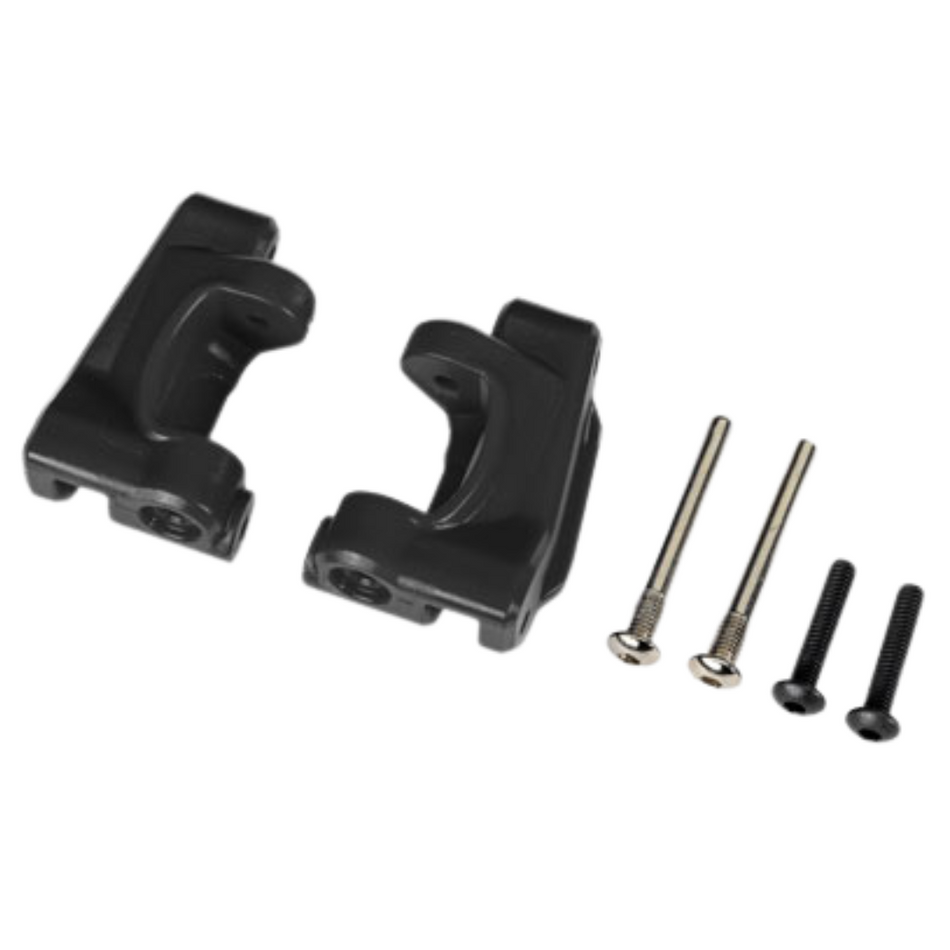TRAXXAS 2WD Caster blocks c-hubs extreme heavy duty black 9136