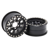 Vanquish Battle Born Sierra 1.9" Beadlock Crawler Wheels (Black) 2pc VPS08140